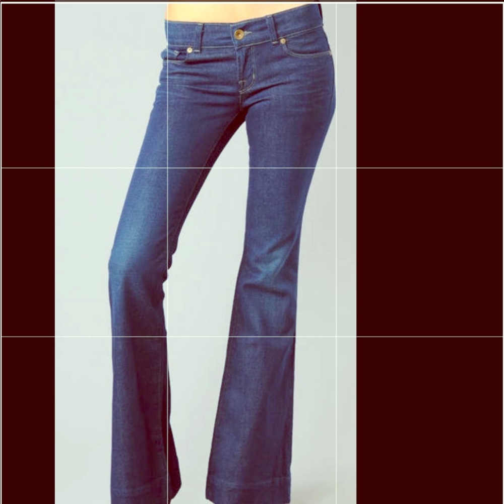J BRAND BLUEJEAN BELL BOTTOMS 24